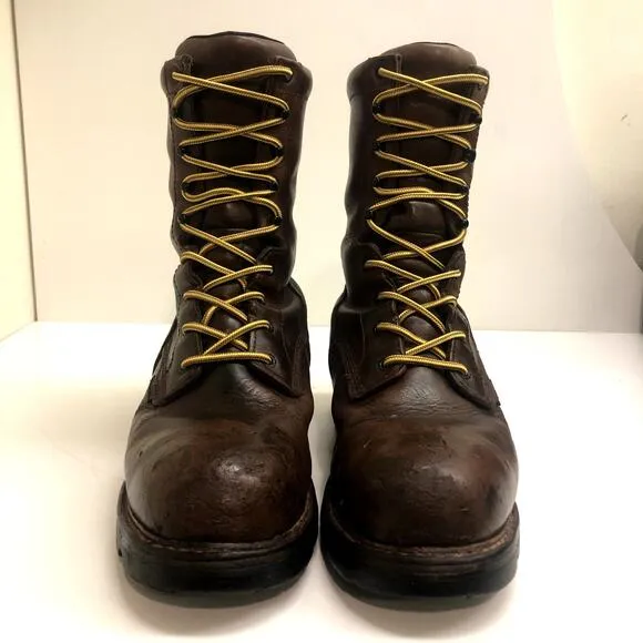 VTG Red Wing Men's 4420 Loggermax 9&quot; Waterproof Safety Toe Leather Boots 11.5