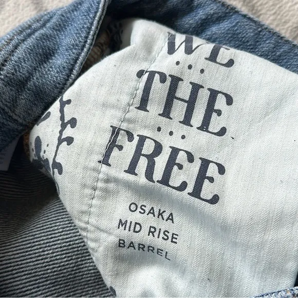 We The Free Osaka Mid Rise Barrel Jean