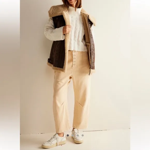We The Free x Free People Osaka Barrel Horseshoe Harem Pants Jeans | Size 31