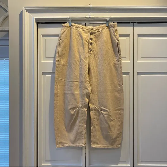 We The Free x Free People Osaka Barrel Horseshoe Harem Pants Jeans | Size 31