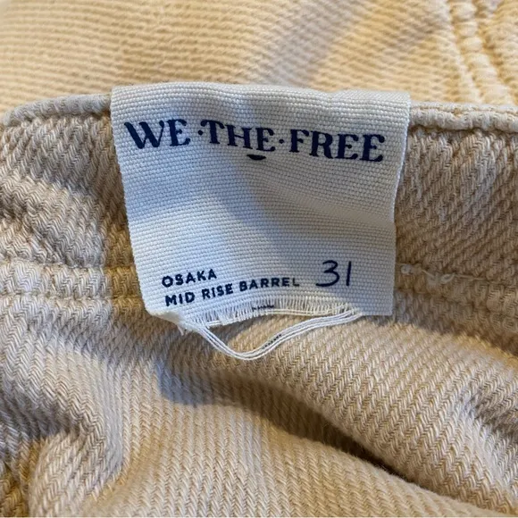 We The Free x Free People Osaka Barrel Horseshoe Harem Pants Jeans | Size 31