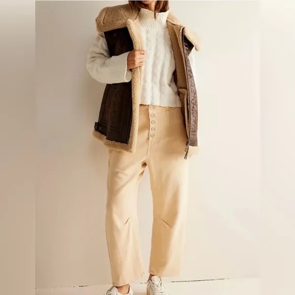 We The Free x Free People Osaka Barrel Horseshoe Harem Pants Jeans | Size 31