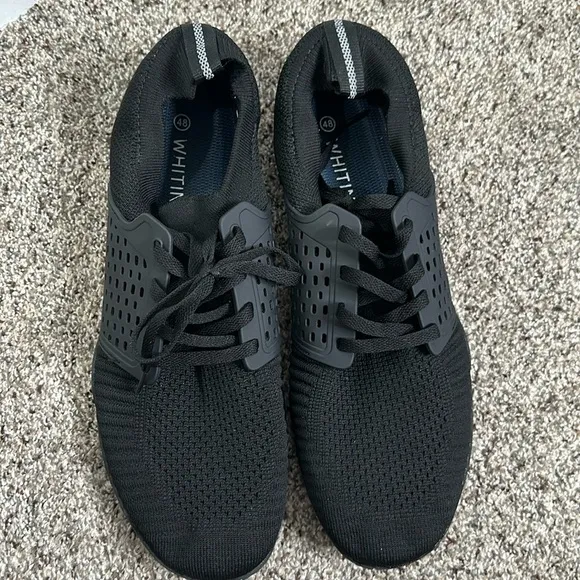 WHITE IN  black runner sneakers size 48 running workout