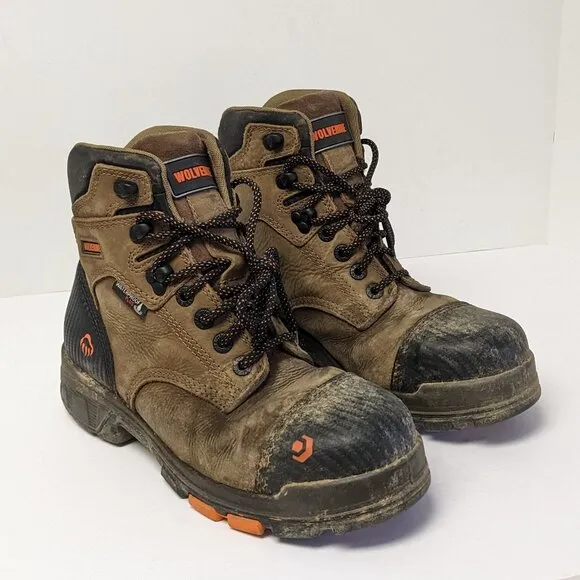 Wolverine Blade LX Composite Toe Work Boots, Brown, Men's 8 M