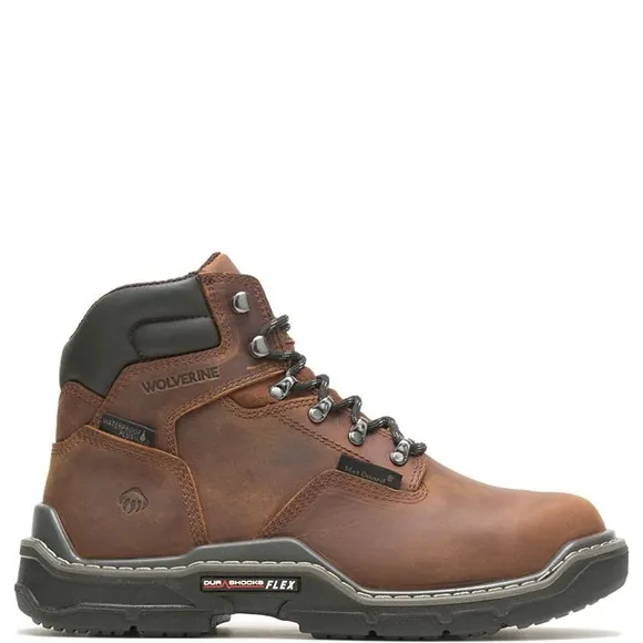 Wolverine Men's Raider DuraShocks Waterproof 6&quot; Met-Guard Work Boots