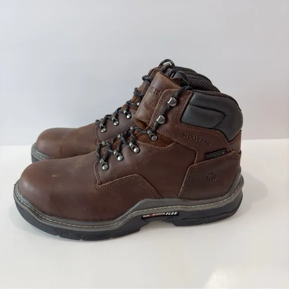 Wolverine Men's Raider DuraShocks Waterproof 6&quot; Met-Guard Work Boots