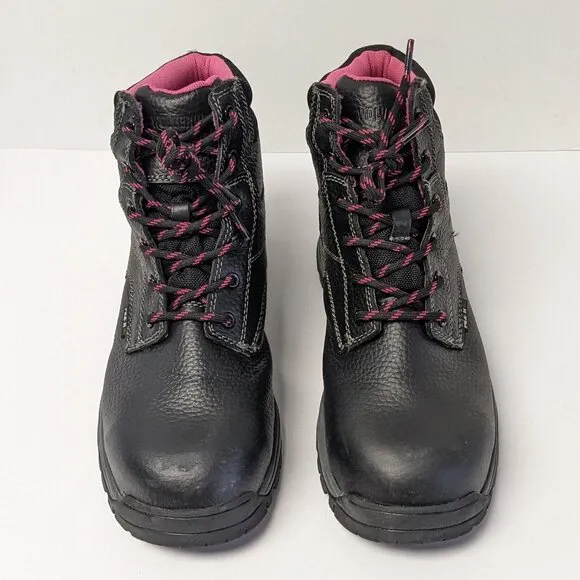 Wolverine Piper Composite Toe Work Boots, Black, Women's 9 M