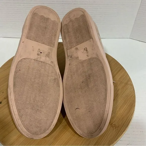 Woman By Common Projects Women’s 38 IT Blush Pink Lace Up Sneakers Shoes Low Top