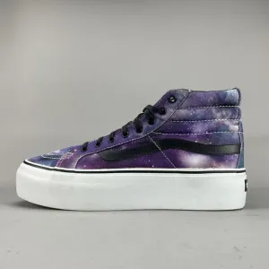 Women’s 10 Men’s 8.5 VANS Sk8-Hi Platform Cosmic Galaxy Casual Shoes Sneakers