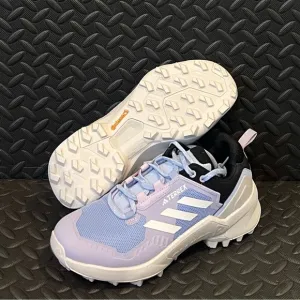 Womens Adidas Athletic Hiking‎ Trail Shoes Blue White Size 8