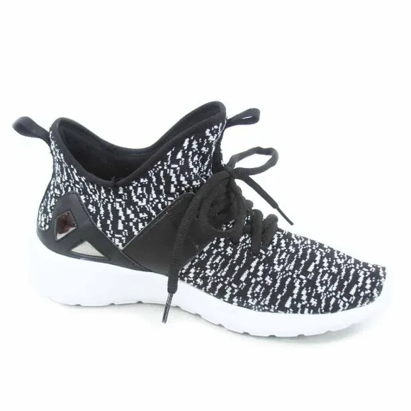 Women's All Season Flat Lace Up Light Weight Sneaker Sport Shoes