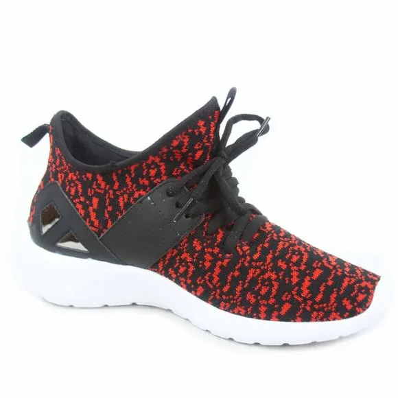 Women's All Season Flat Lace Up Light Weight Sneaker Sport Shoes