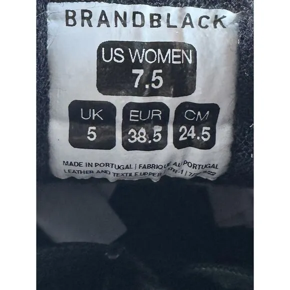 Women's BrandBlack Capri Luxe Brown Leo Sneakers Sz 7.5