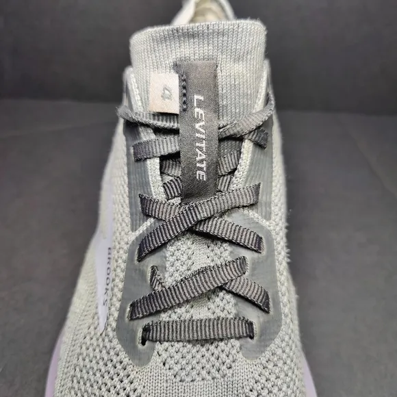 Women's Brooks Levitate 4 Grey Purple Running Sneakers Women Shoes Size 8