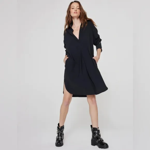 Women's ONA SAG HARBOR DRESS IN BLACK | Medium / Large NEW!!