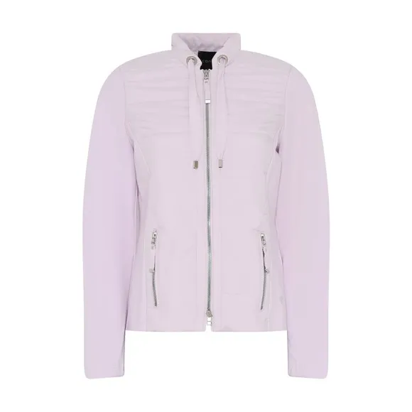 Women's Pink Jacket Size 16 I'CONA Athleisure Zip Up Athletic Casual Spring NWT