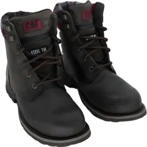 Women's Steel Toe Construction Boots by Cat Footwear - Bark, Size 10