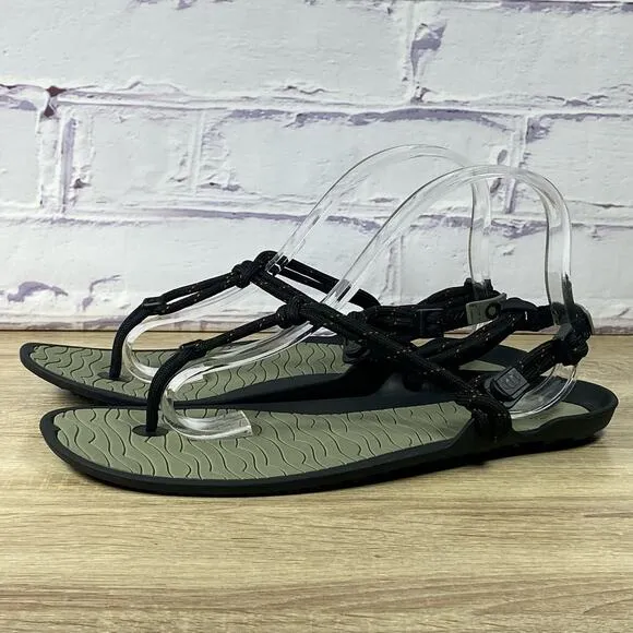 Xero Aqua Cloud Barefoot Sandals Men's Size 10 Vetiver Green Black Trail Hiking