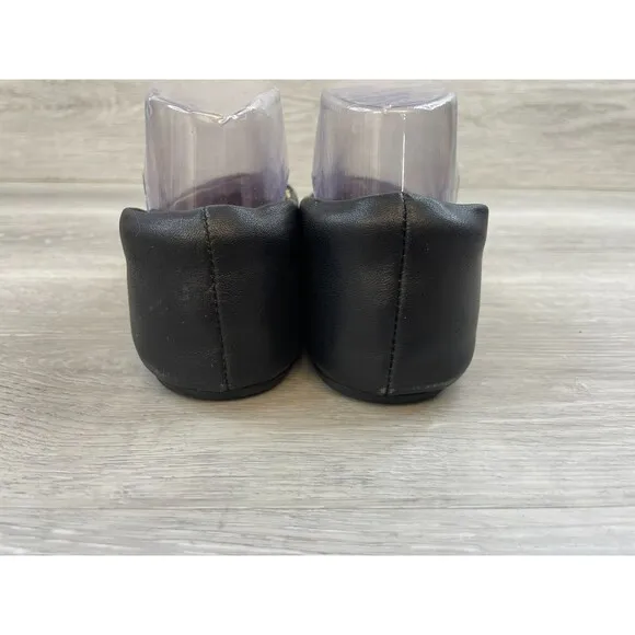 Xero Shoes Phoenix Women's US 7.5 Black Leather Slip-On Round Toe Ballet Flat