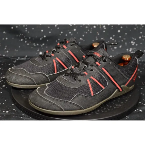Xero Shoes Prio Men's Sneakers Sz 7.5 Black Red Athletic Running Shoes F220615W