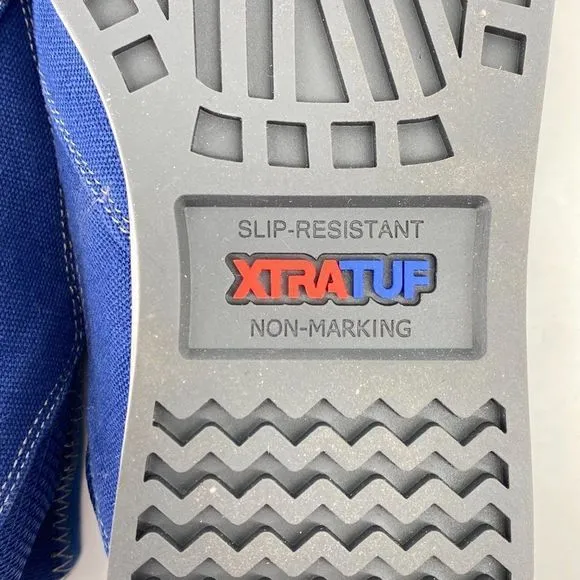 Xtratuf Sheng Fu 2017 Blue Canvas Slip on Casual Deck Shoes Mens Size 10