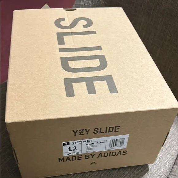 YEEZY Adidas Red Sculptural Sneakers with Foam Design