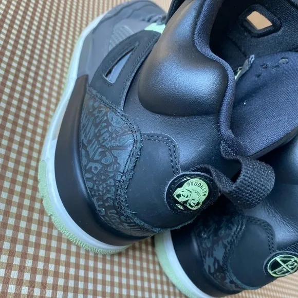 YOUTH Nike Air Jordan Spizike GS Black Mint Foam Dark Grey White shoes.Size 9.5