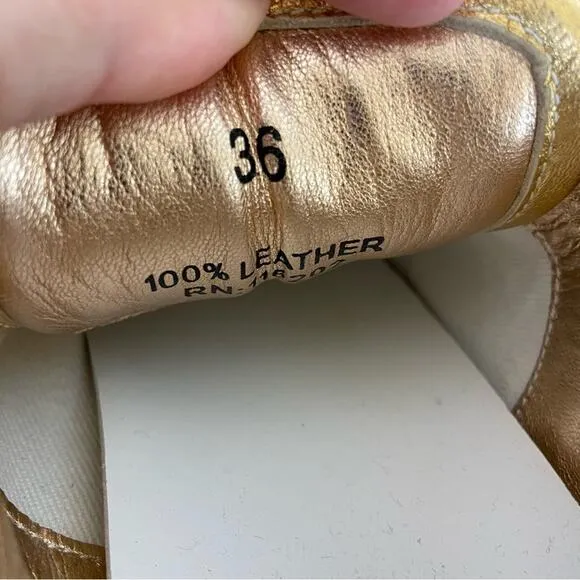 Zadig &amp; Voltaire size 6 Back Wild Sneakers in Blanc studded gold reptile detail
