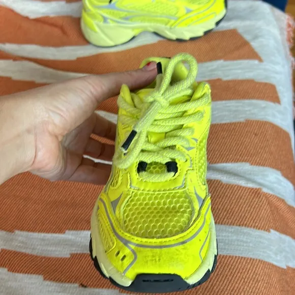 Zara neon yellow sneakers