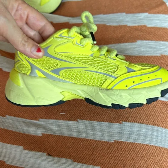 Zara neon yellow sneakers