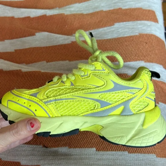 Zara neon yellow sneakers