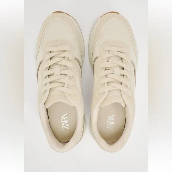 🖤ZARA TEXTURED RUNNING SNEAKERS