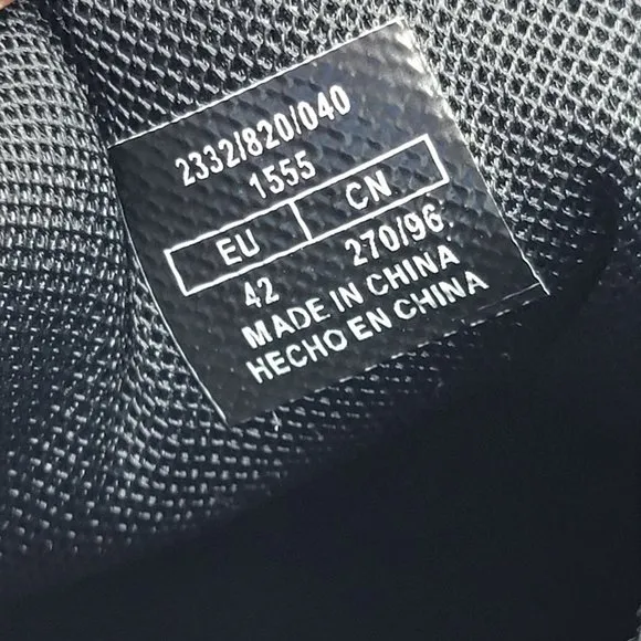 Zara Trek Womens EU 42 Outdoor Hiking Sneakers Black Ortholite Insoles