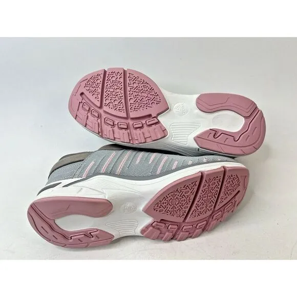 ZEBA Women's Hands Free Slip-On Walking Shoes ZB1905A Rose Gray‎ US 8