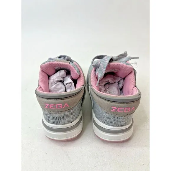 ZEBA Women's Hands Free Slip-On Walking Shoes ZB1905A Rose Gray‎ US 8